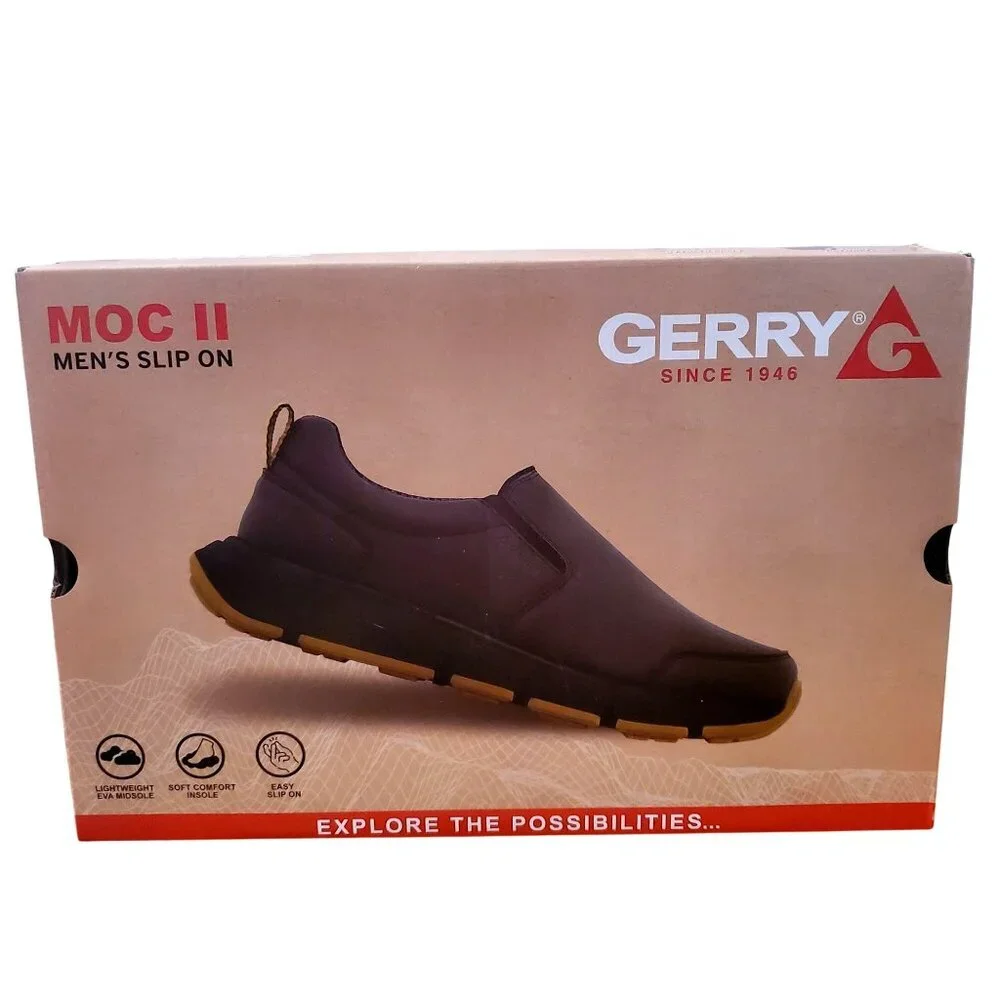 Gerry Weber MOC II Men 9 Sneakers Athleisure Slip On Shoe Athletic Sneaker Black